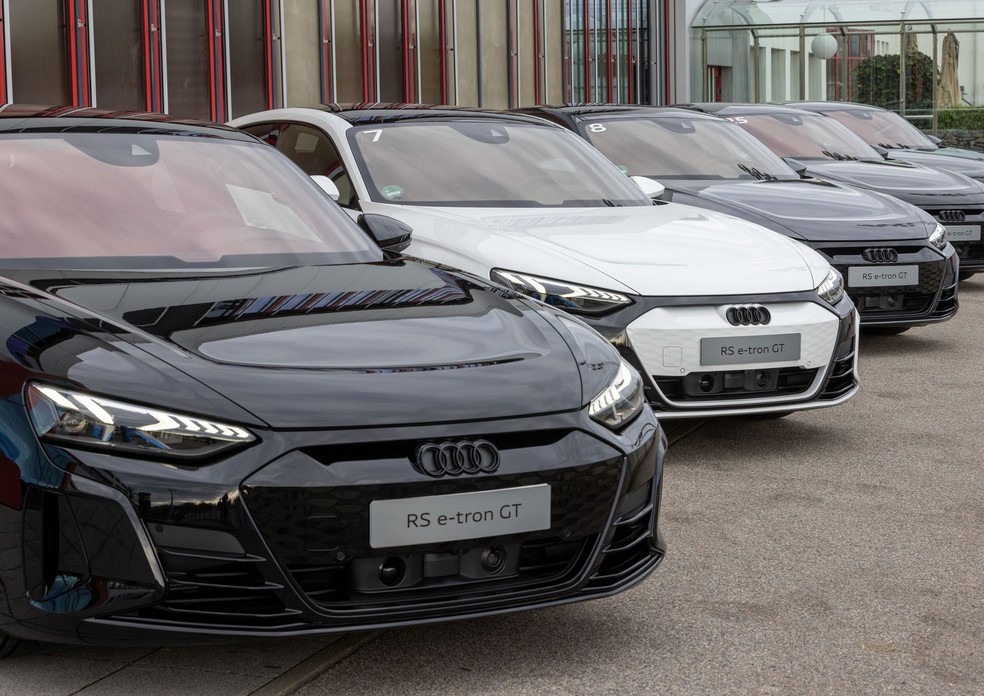 Audi RS e-tron GT é o elétrico mais potente da Audi tem até 646 cv — Foto: Divulgação