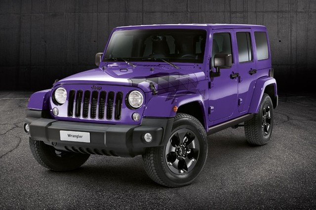 Jeep lança edição limitada do Wrangler com pintura roxa