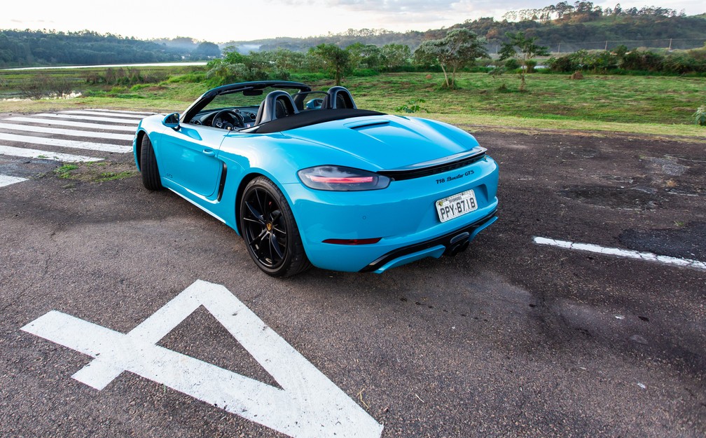 Porsche 718 Boxster GTS — Foto: Celso Tavares/G1
