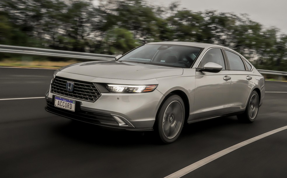Honda Accord Advanced Hybrid tem pacote Honda Sensing completo — Foto: Divulgação
