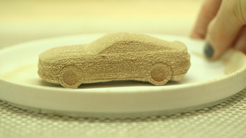 Miniatura comestível do Novo Ford Mustang (Foto: Divulgação) — Foto: Auto Esporte