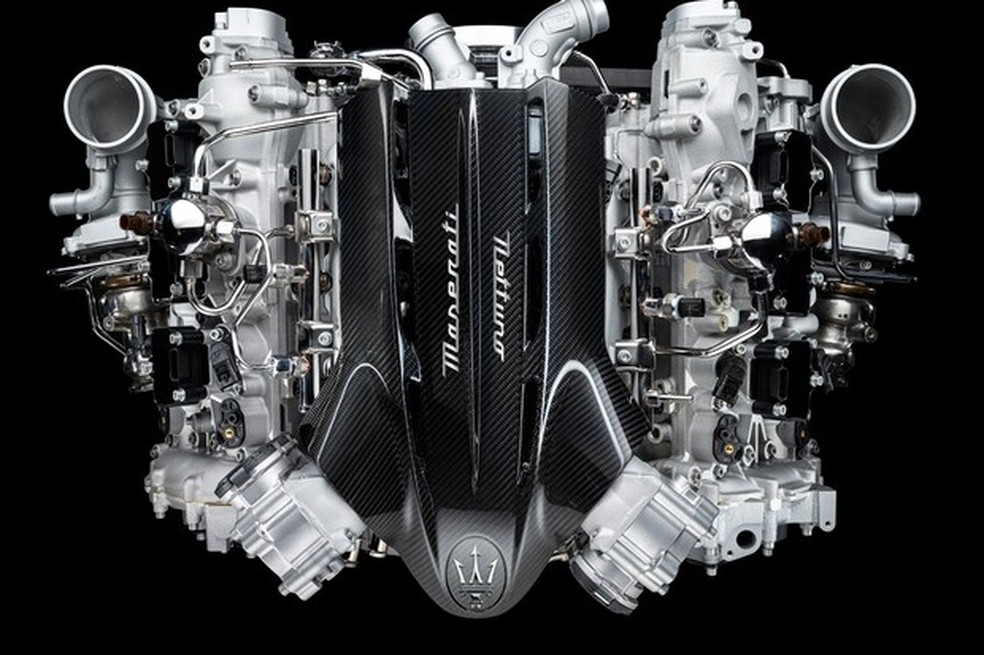 Esse é o motor do novo superesportivo MC20 (Foto: Divulgação) — Foto: Auto Esporte