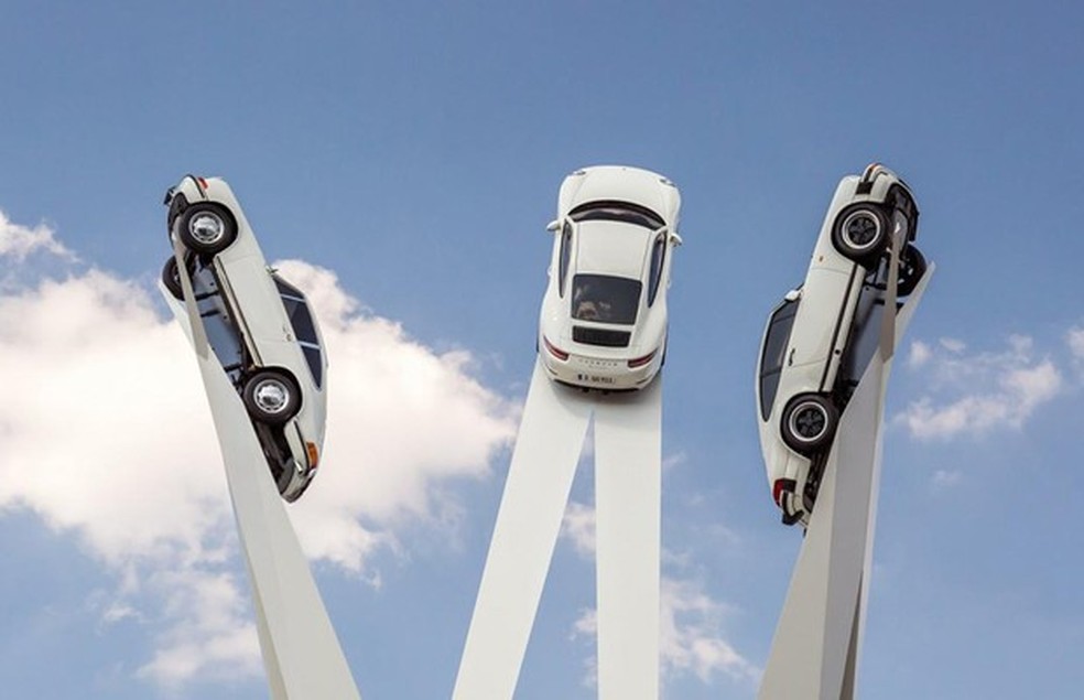Porsche apresenta escultura “Inspiration 911” na Alemanha (Foto: Divulgação) — Foto: Auto Esporte
