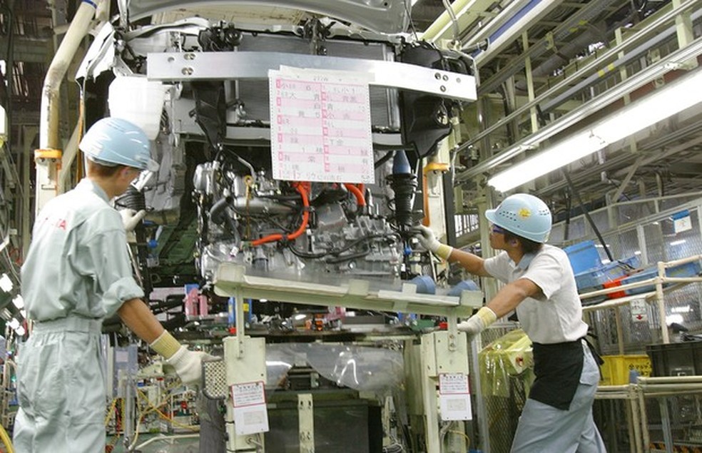 Fábrica da Toyota no Japão (Foto: Divulgação) — Foto: Auto Esporte