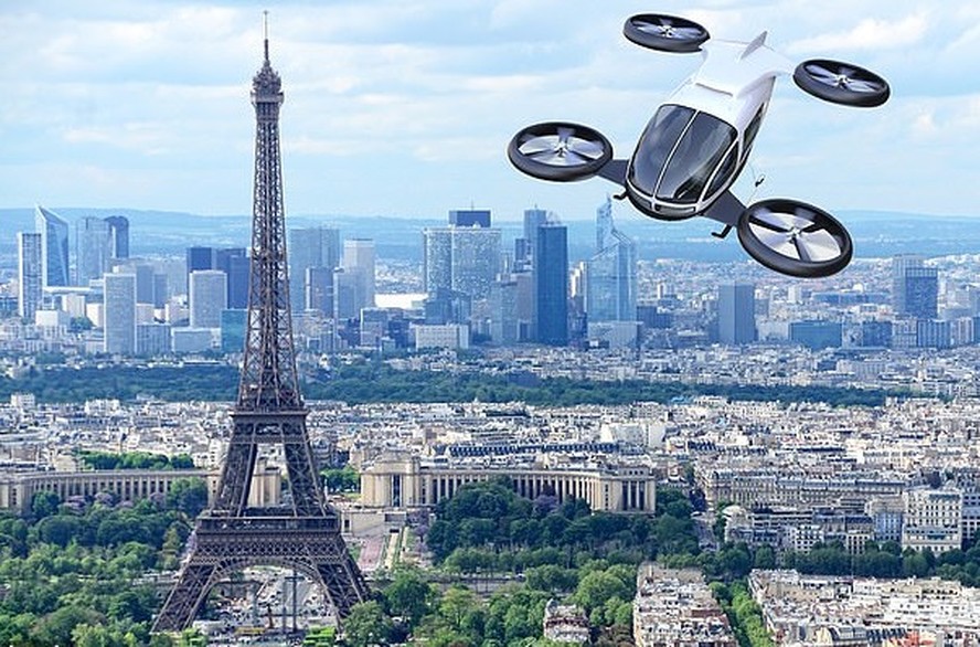 Táxis voadores Paris