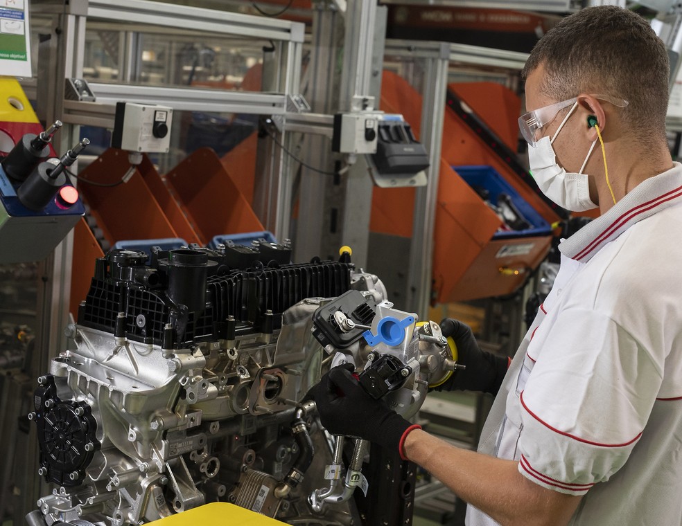 O turbocompressor dos Firefly tem wastegate elétrica, como nos TSI da VW — Foto: Divulgação