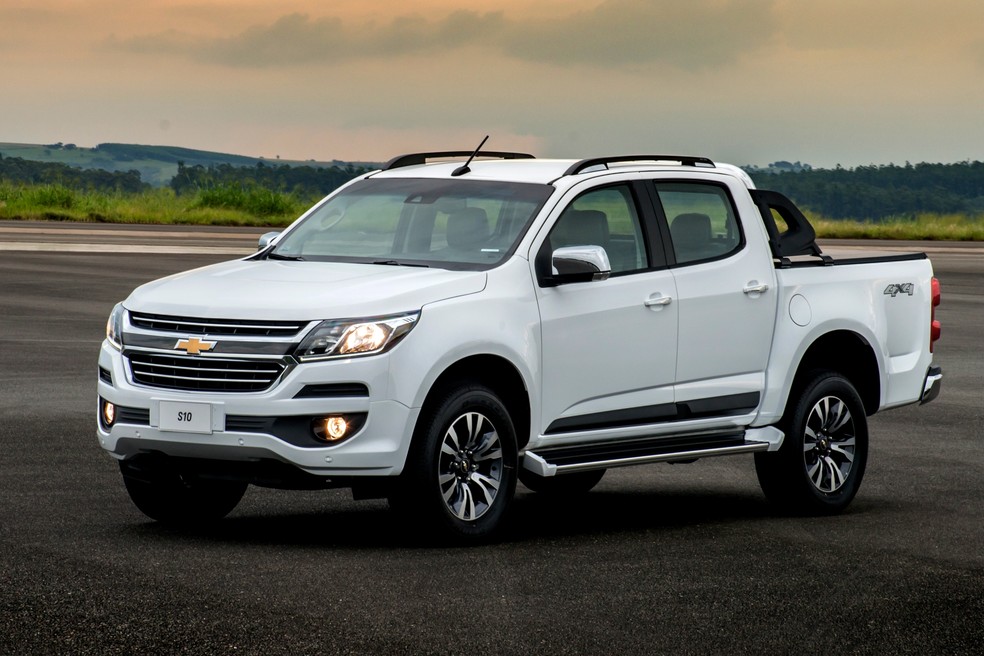 Chevrolet S10 2018 é a representante das caminhonetes médias da lista — Foto: Divulgação/Chevrolet