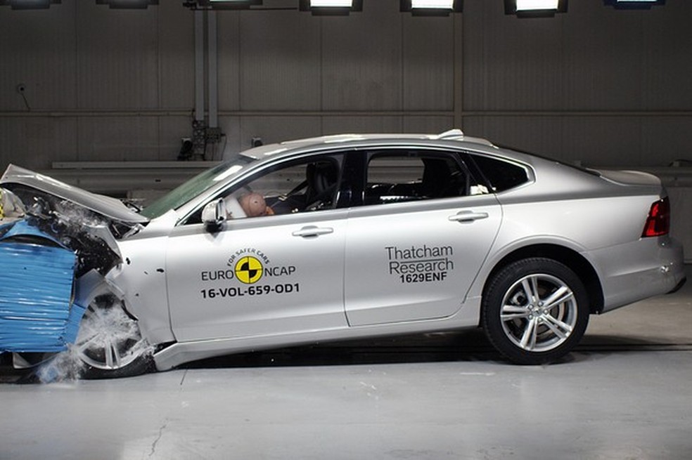 Volvo S90 conquista nota máxima no Euro NCAP (Foto: Divulgação) — Foto: Auto Esporte