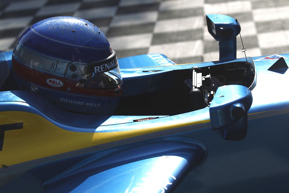 Richard Mille, da Equipe Renault no detalhe