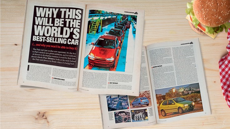 Matéria sobre o Palio na revista inglesa Car Magazine de julho de 1996
