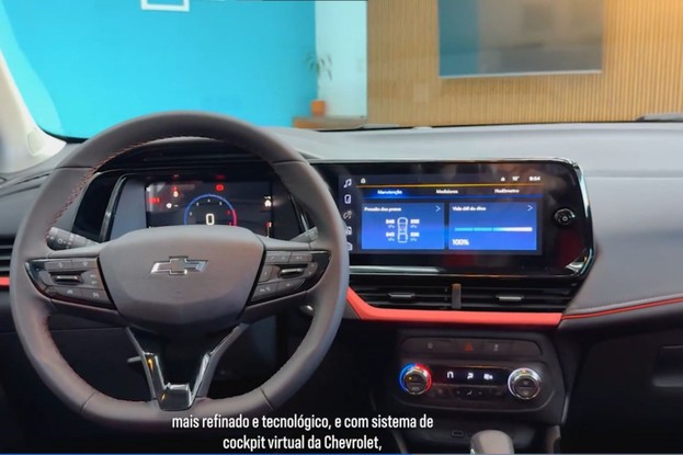 Novo Chevrolet Tracker 2026 - painel