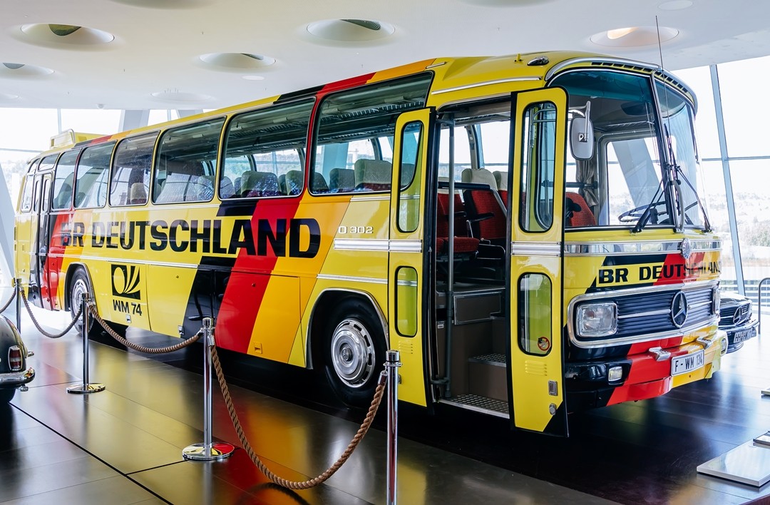 Ônibus da Copa de 1974 tinha até torneira de cerveja para os jogadores