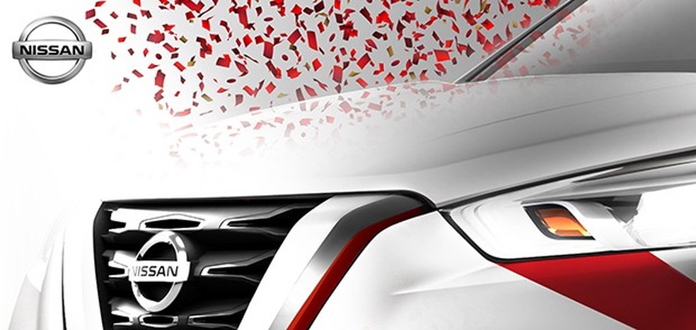Teaser do Nissan Kicks (Foto: Divulgação) — Foto: Auto Esporte