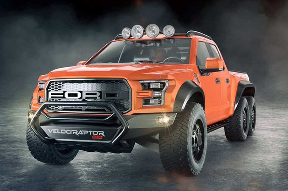 Hennessey VelociRaptor 6x6 (Foto: Divulgação) — Foto: Auto Esporte