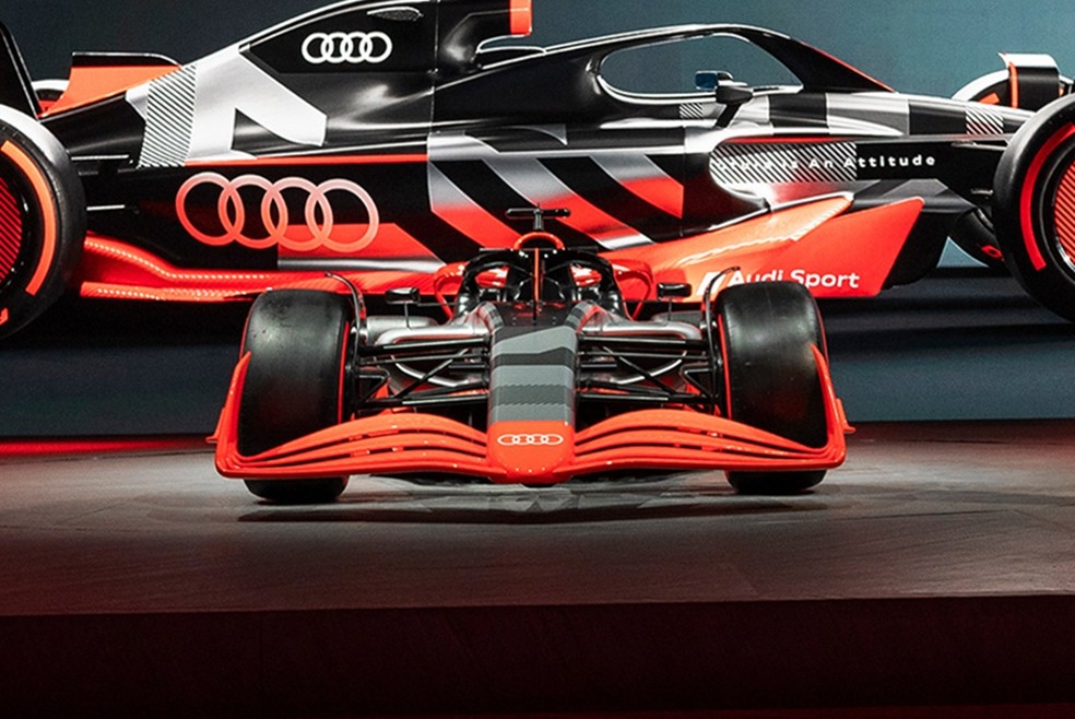Protótipo da Audi na Fórmula 1 — Foto: Divulgaçãp 