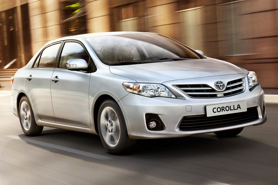 Toyota Corolla 2014 é um dos modelos da lista