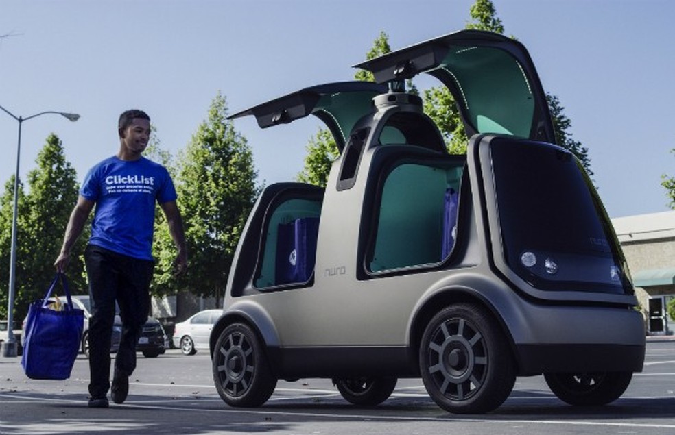 A Nuro planeja trocar os veículos por outros totalmente autônomos e personalizados (Foto: Divulgação) — Foto: Auto Esporte