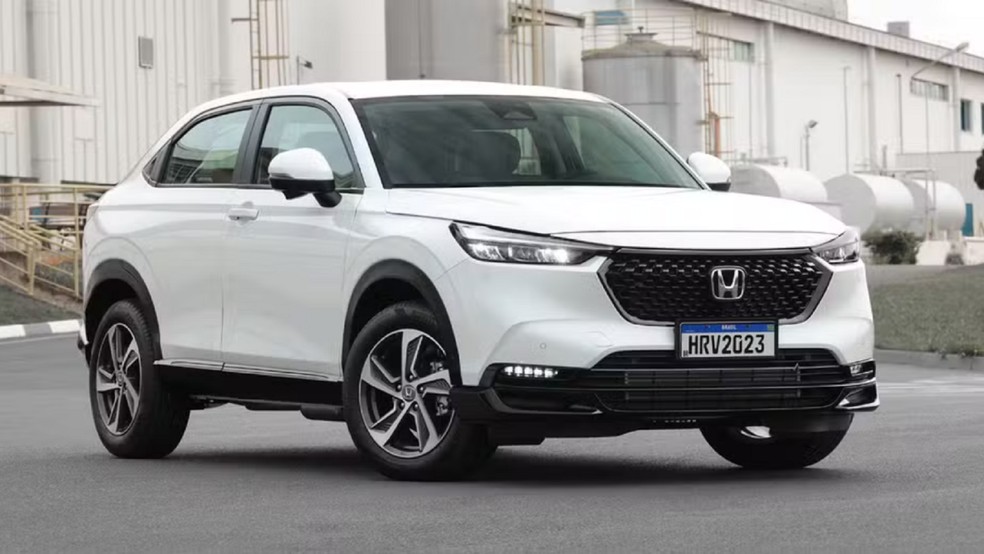O Honda HR-V Advance de segunda geração: SUV foi eleito Carro do Ano Autoesporte 2023 — Foto: Divulgação/Honda