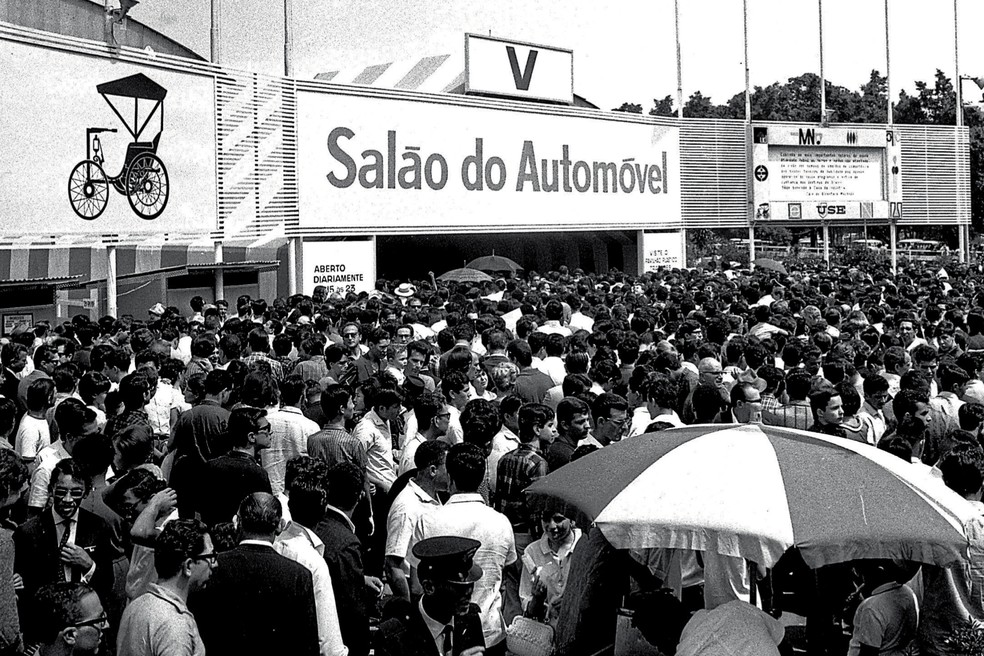 No quinto Salão, em 1966, a fama do evento já estava consolidada — Foto: Acervo MIAU