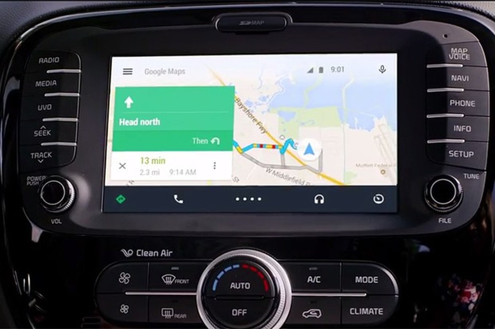 Android Auto (Foto: Reprodução) — Foto: Auto Esporte