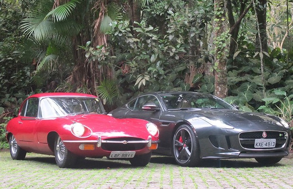 Jaguar F-Type R e E-Type cupê (Foto: Diego Speratti) — Foto: Auto Esporte