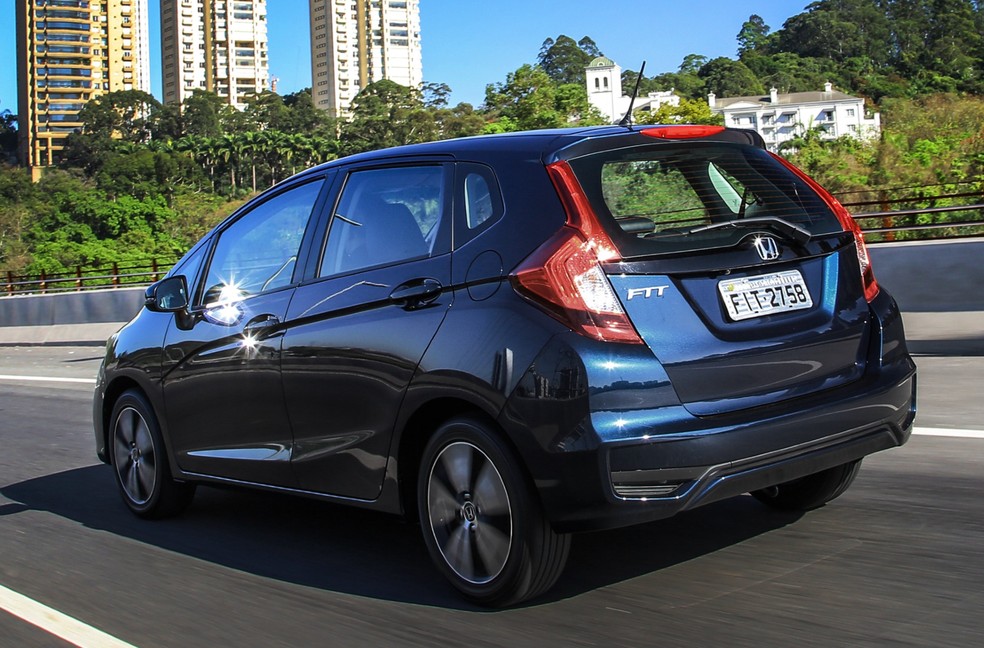 Honda Fit EXL é a opção mais completa do modelo — Foto: Divulgação