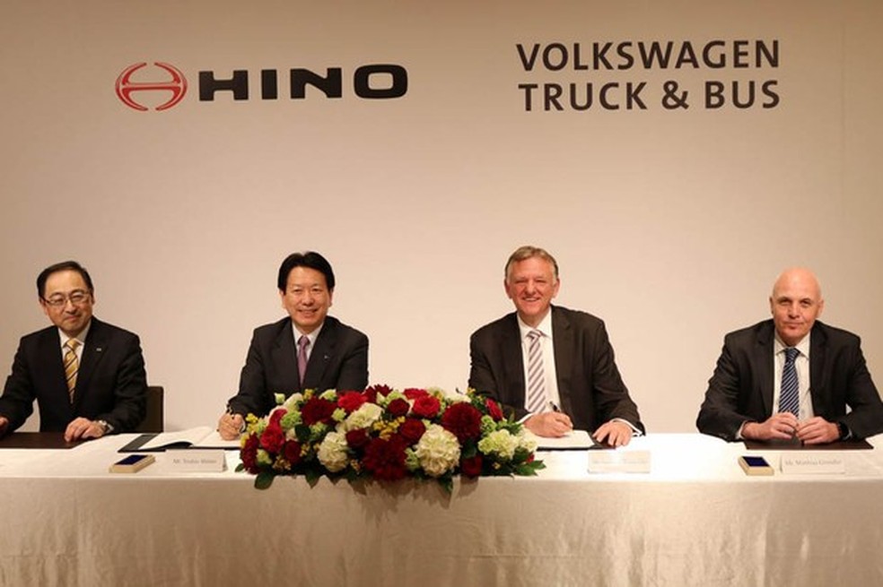 Volkswagen e Hino se juntam para criar novas tecnologias para caminhões (Foto: Divulgação) — Foto: Auto Esporte