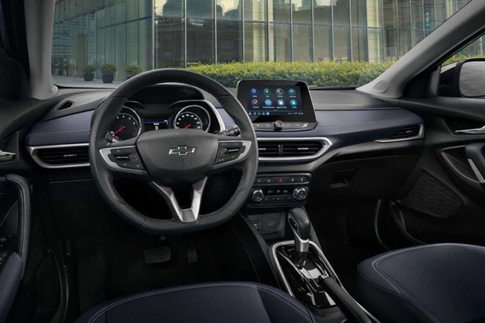 Interior do Tracker não deverá mudar muito no Brasil (Foto: Divulgação) — Foto: Auto Esporte