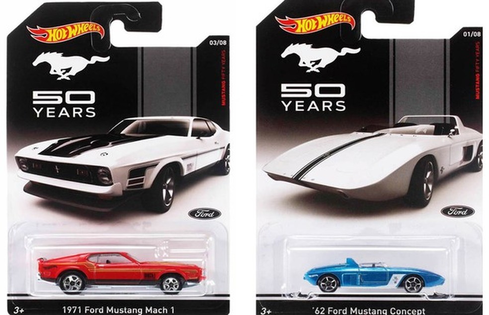 Coleção Hot Wheels "Mustang 50 Years” (Foto: Divulgação) — Foto: Auto Esporte