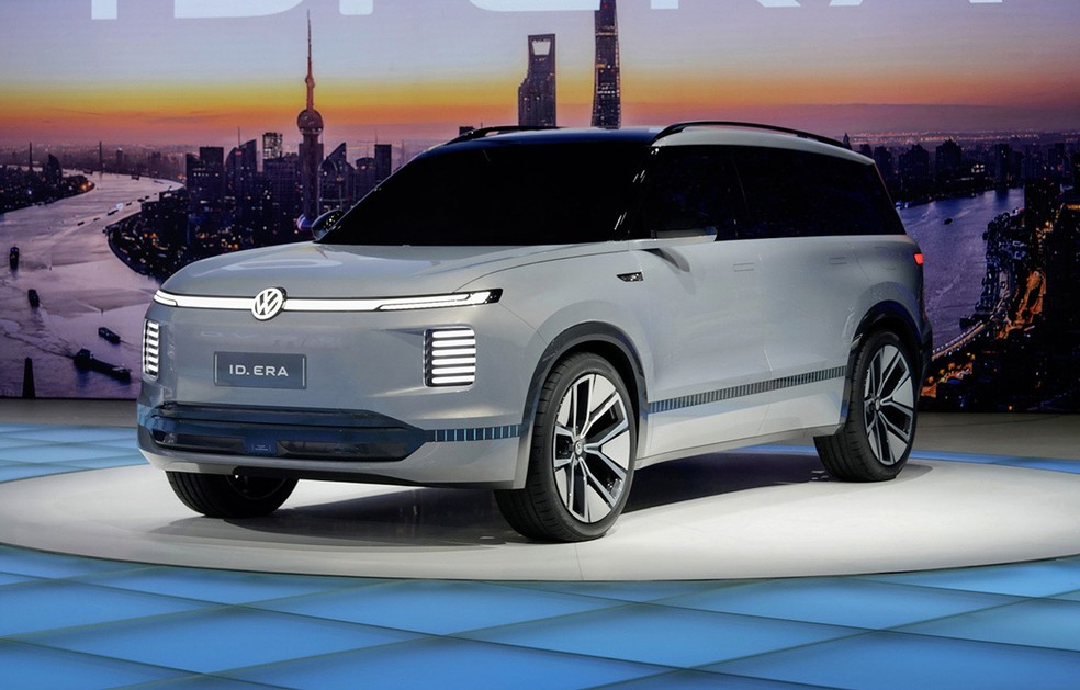Volkswagen ID.Era foi apresentado no Salão de Shanghai como protótipo — Foto: Divulgação
