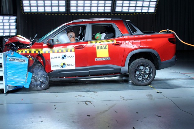 Chevrolet Montana em teste do Latin NCAP