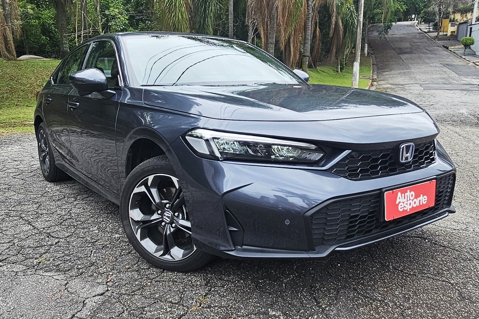 Honda Civic é apenas híbrido no Brasil  — Foto: Leonardo Felix/Auto News Brasil