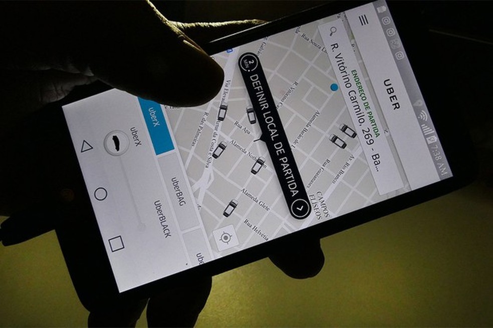 Aplicativo Uber (Foto: Filipe Araújo/Fotos Públicas) — Foto: Auto Esporte