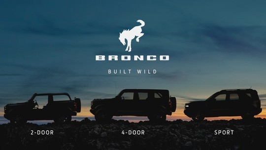 Bronco vira uma marca da Ford, que lançará dois SUVs nesse ano  — um deles confirmado para o Brasil