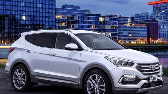 Hyundai mostra imagens do Santa Fe reestilizado 