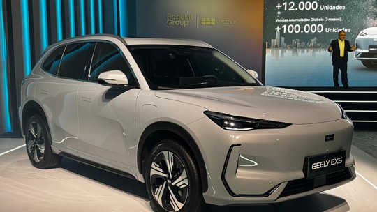 Geely EX5 chega ao Brasil em julho; marca chinesa será sócia da Renault