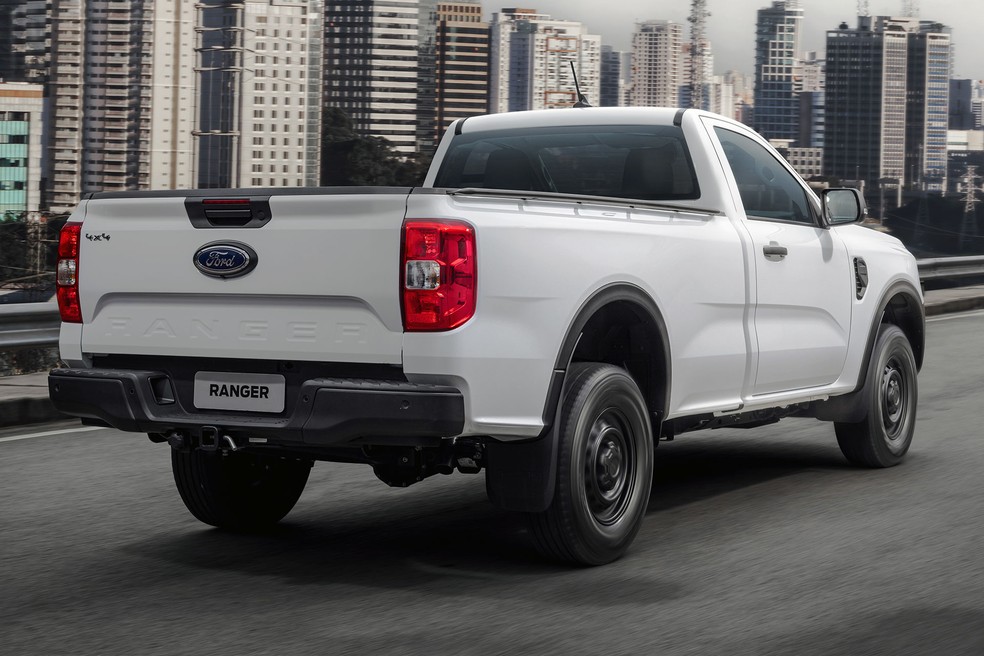Ford Ranger cabine simples será uma aposta da marca para 2026  — Foto: Divulgação