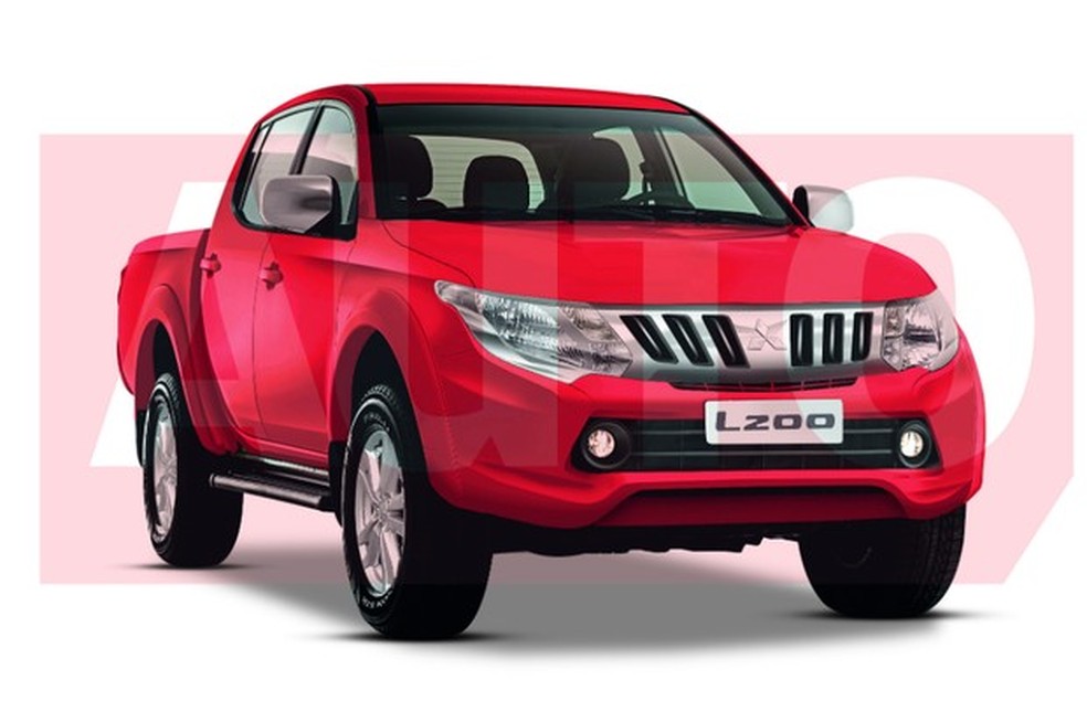 Projeção: Mitsubishi L200 (Foto: Yuri Queiroz) — Foto: Auto Esporte