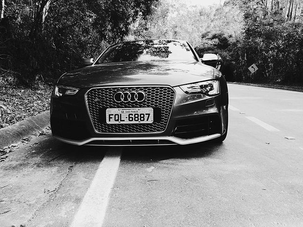 Registro do Audi RS 5 da primeira geração nos meus tempos estagiário — Foto: Cauê Lira