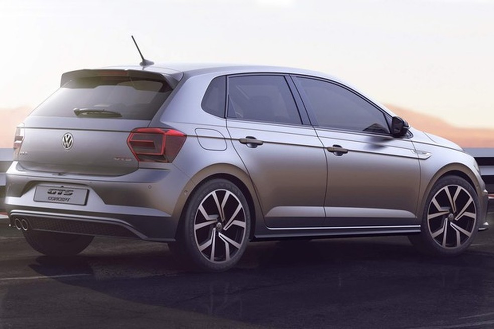 Polo GTS ainda é conceito e traz vários elementos do GTI europeu (Foto: Divulgação) — Foto: Auto Esporte