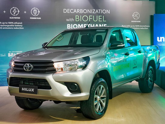 Toyota Hilux movida a biometano