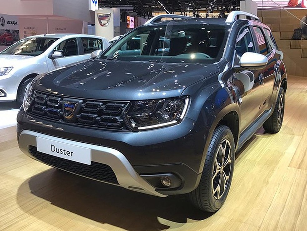 Duster no Salão de Paris 2018 - na Europa, o SUV é vendido pela Dacia (Foto: Michelle Ferreira / Auto News Brasil) — Foto: Auto Esporte