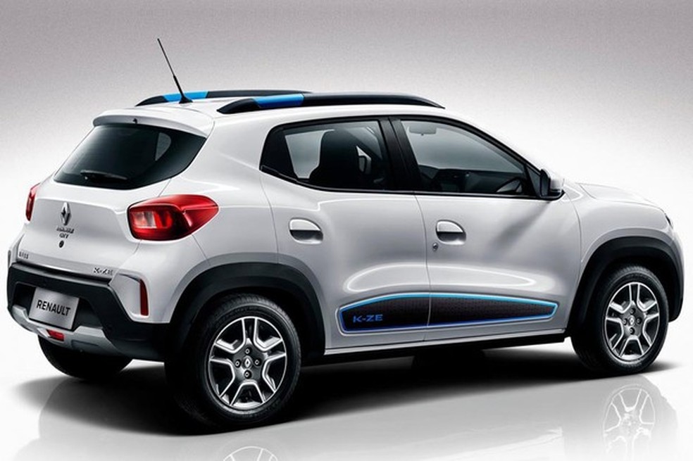 A traseira teve poucas alterações em relação ao Kwid (Foto: Divulgação) — Foto: Auto Esporte