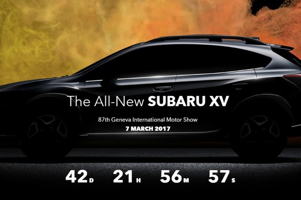 Novo Subaru XV será revelado no Salão de Genebra (Foto: Reprodução) — Foto: Auto Esporte