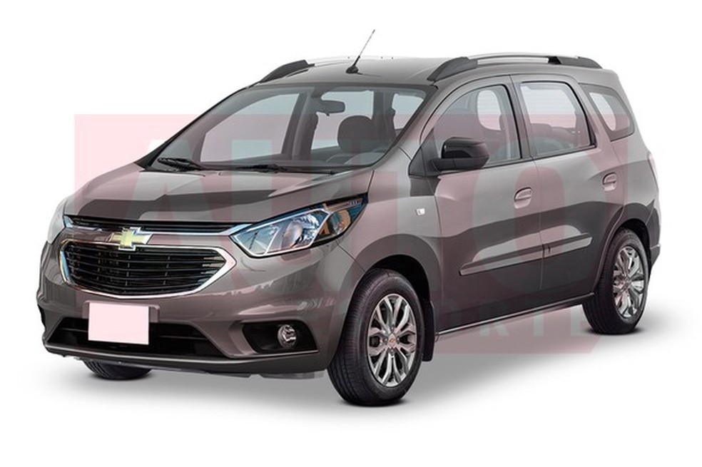 Projeção mostra como deve ficar a renovada Chevrolet Spin (Foto: Renato Aspromonte/Auto News Brasil) — Foto: Auto Esporte