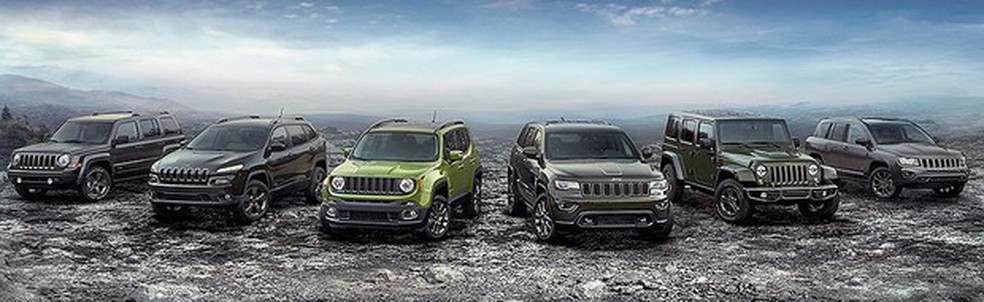 Jeep comemora 75 anos com edição especial para toda a linha (Foto: FCA) — Foto: Auto Esporte