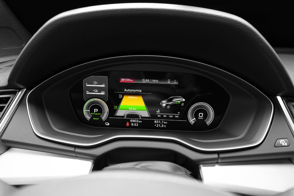 Audi virtual cockpit tem tela de alta resolução com 12,3 polegadas — Foto: Divulgação