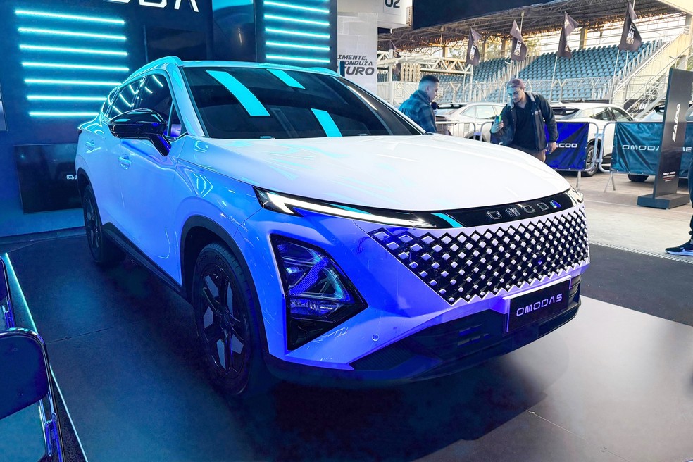 Omoda 5 HEV será o novo rival das versões mais caras dos SUVs compactos — Foto: Cauê Lira/Autoesporte