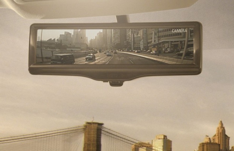 Nissan Smart Rearview Mirror (Foto: Divulgação) — Foto: Auto Esporte