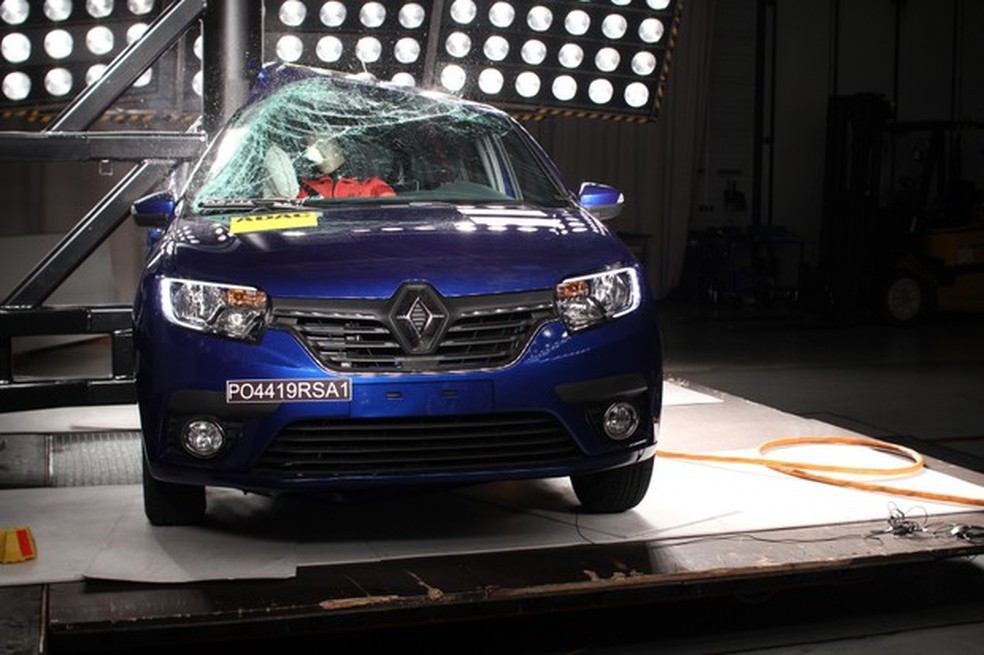 Renault Sandero no Latin NCap (Foto: Divulgação) — Foto: Auto Esporte